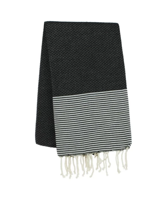 Fouta nid d\'abeille personnalisable