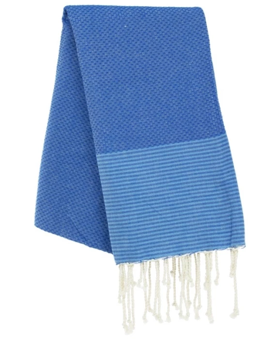 Fouta nid d\'abeille personnalisable