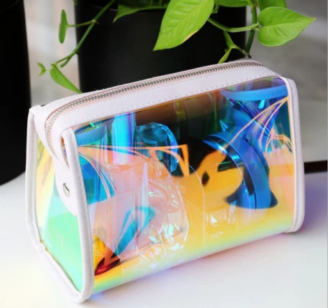 Trousse holographique transparente