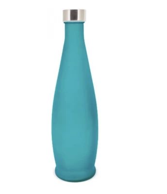 Bouteille colorée verre 1 litre