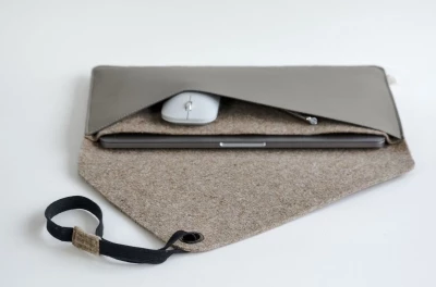 Apple leather laptop sleeve
