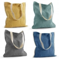 Reversible  washing hessian bag 37 x 42 cm