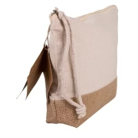 Trousse coton bio 220 gr & jute 350 gr 28 x 20 x 4 cm