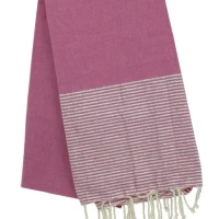 Fouta nid d\'abeille et lurex