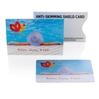 Anti-skimming RFID shield card 