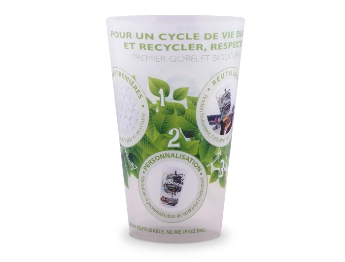 Verre biodégradable 