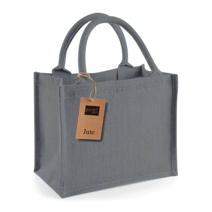 Mini sac shopping promotionnel en toile de jute