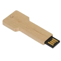 Clé USB bois en forme de clé