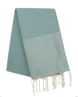 Fouta nid d\'abeille et lurex