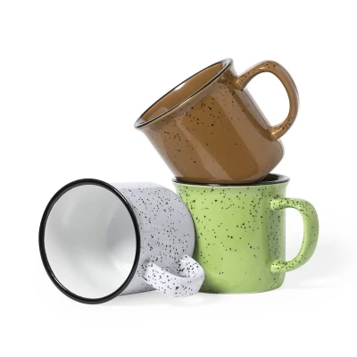 Tasse céramique mouchetée 350ml