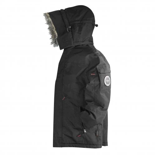 Parka longue à capuche matelassée de marque Vuarnet.