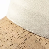 Organic cotton & cork cap