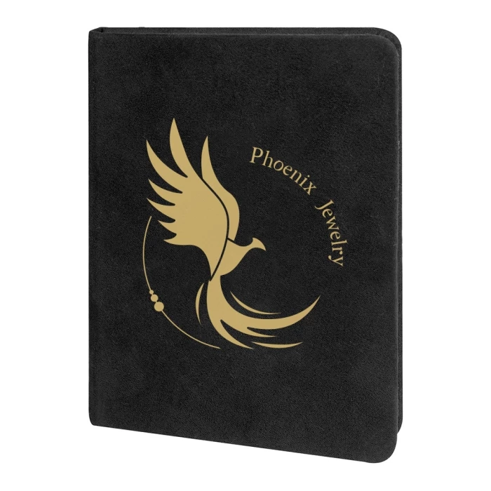 Carnet velours personnalisable