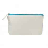 Trousse coton bio zip coloré