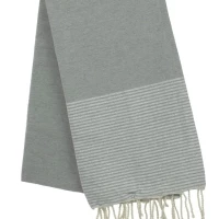 Fouta nid d\'abeille et lurex