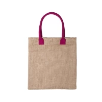 Sac coton & jute 38 x 41 cm