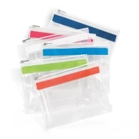 Trousse bande couleur 20 x 14,5 x 7 cm