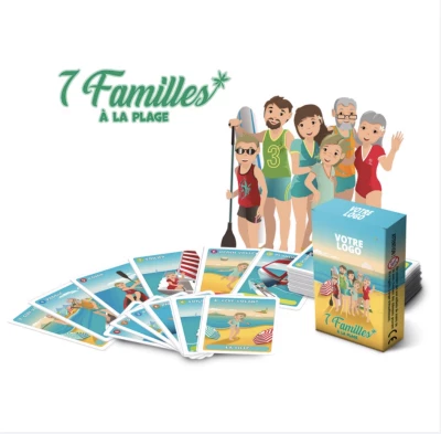 Jeu 7 familles à la plage