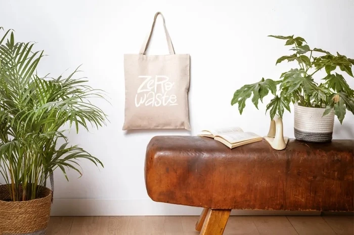 Hemp tote bag