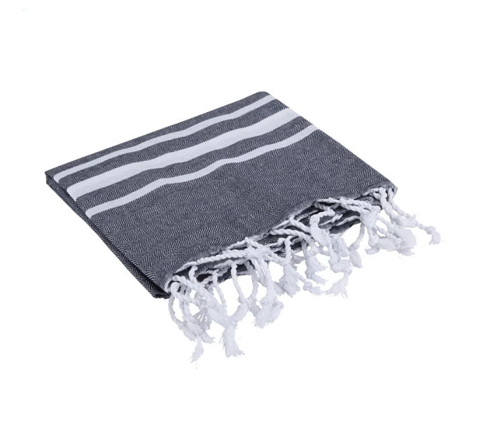 Recycled fabrics striped towel