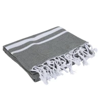 Recycled fabrics striped towel