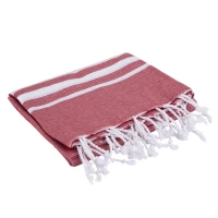 Recycled fabrics striped towel