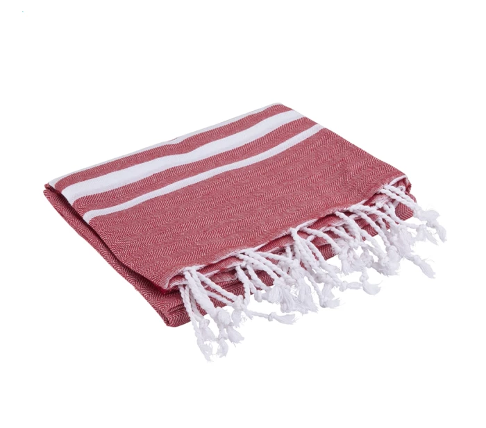 Recycled fabrics striped towel