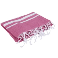 Recycled fabrics striped towel