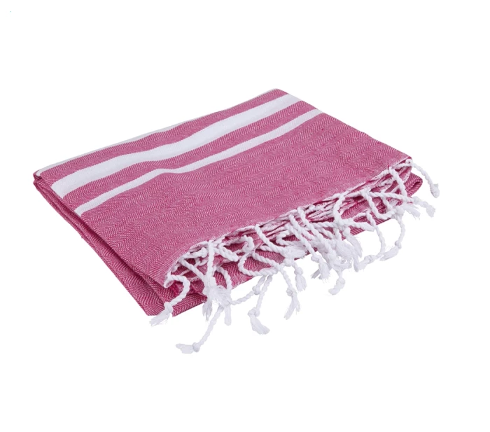 Recycled fabrics striped towel