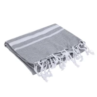 Recycled fabrics striped towel