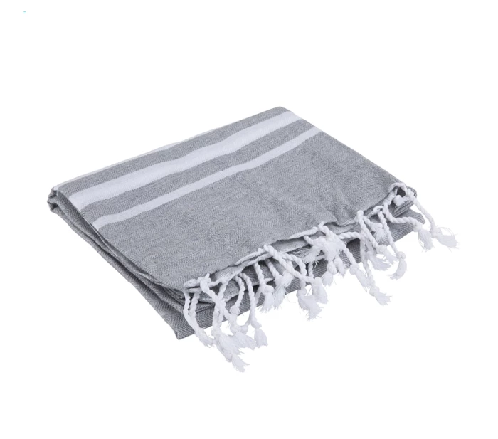 Recycled fabrics striped towel