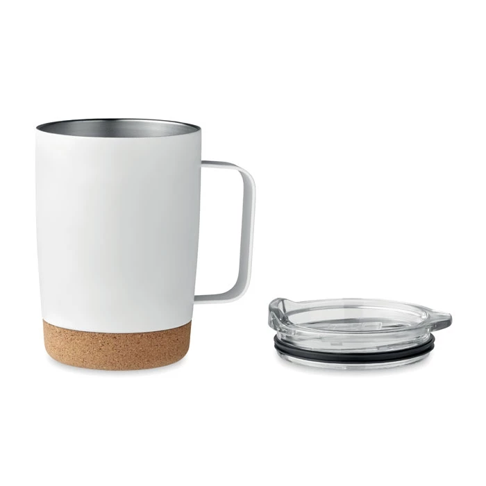 double wall steel mug