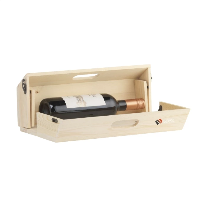 Plateau coffret cadeau à vin