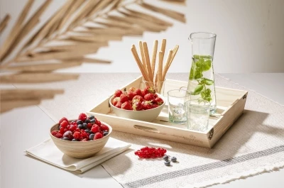 Plateau coffret cadeau à vin