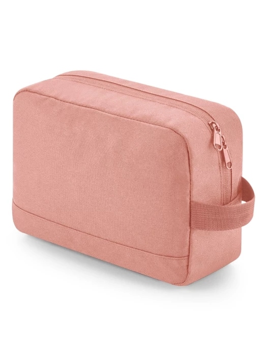 Recycled polyester cosmetic bag 24 x 17 x9 cm