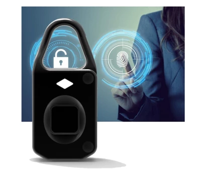 Fingerprint sensor padlock