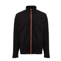 Zipped fleece jacket