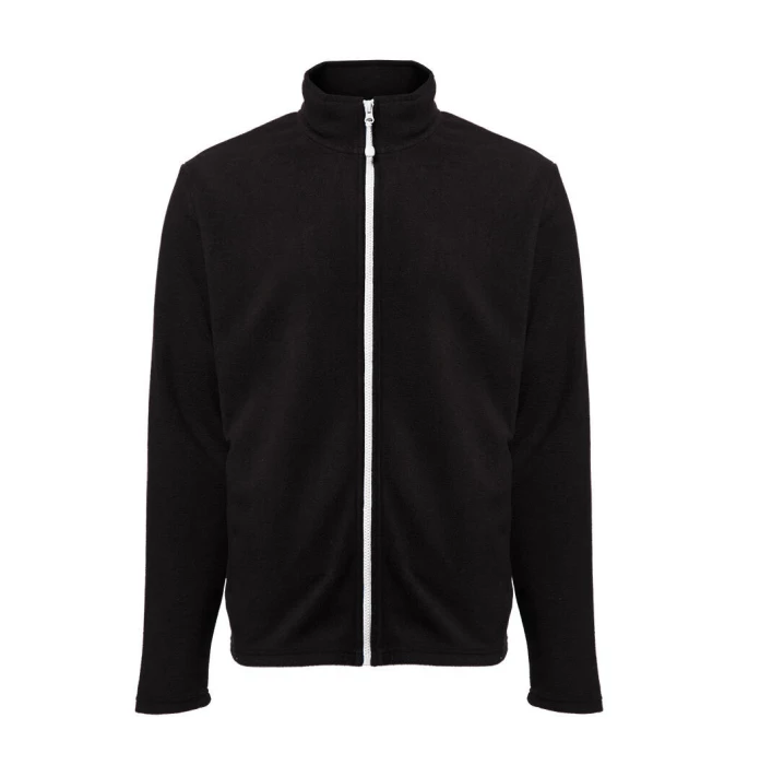 Zipped fleece jacket