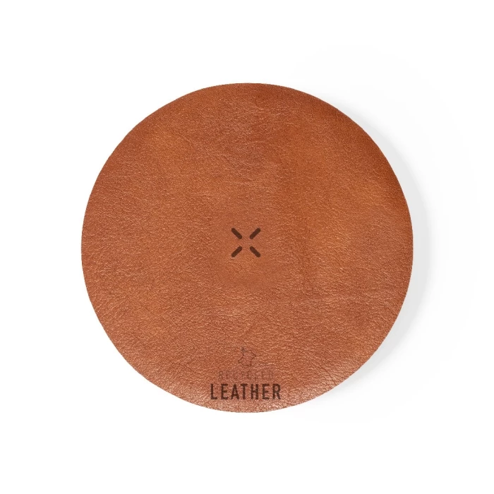 recycled leather 15W charger 