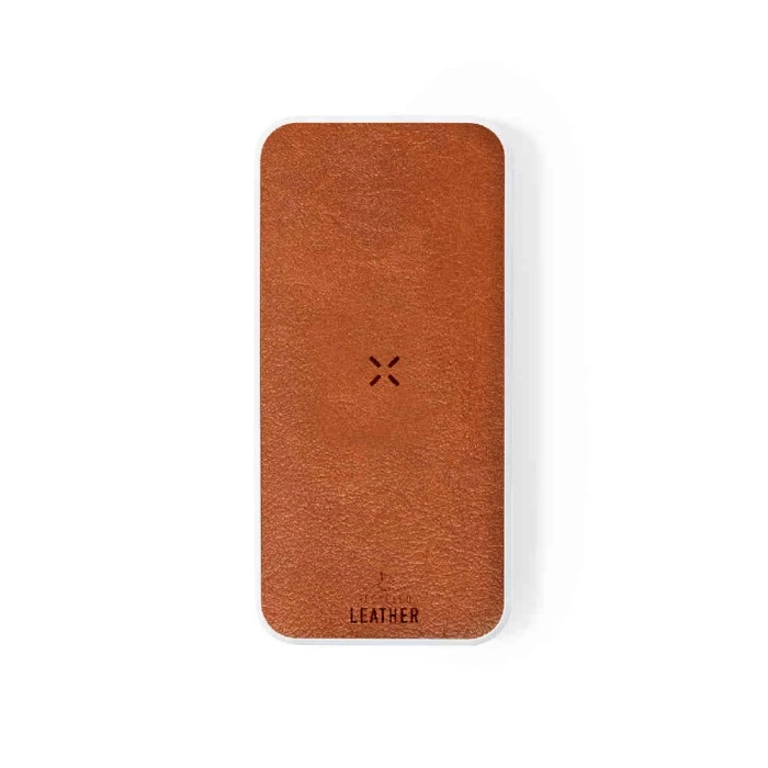 Recycled leather powerbank 8000 mAh