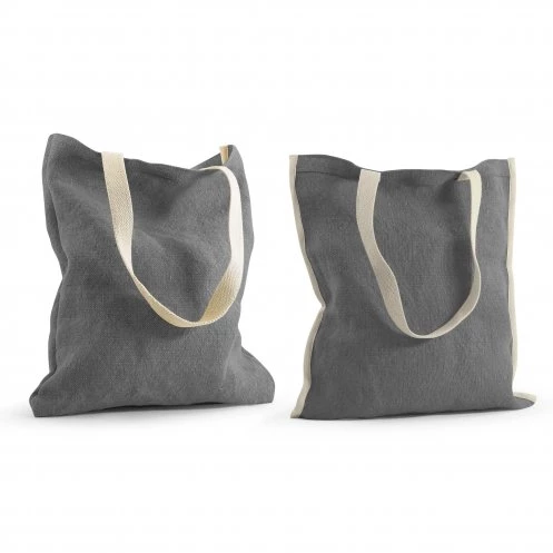 Reversible  washing hessian bag 37 x 42 cm