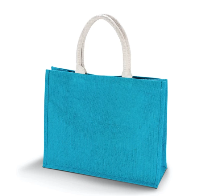 Sac plage toile jute 42 x 36 x 15 cm