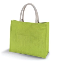 Sac plage toile jute 42 x 36 x 15 cm