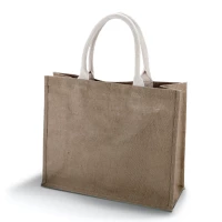 Sac plage toile jute 42 x 36 x 15 cm