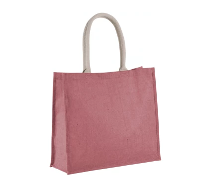 Sac plage toile jute 42 x 36 x 15 cm