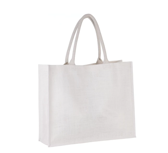 Sac plage toile jute 42 x 36 x 15 cm