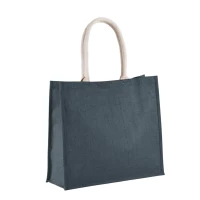 Sac plage toile jute 42 x 36 x 15 cm