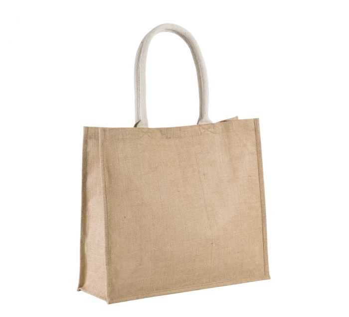 Hessian beach bag 42 x 36 x 15 cm