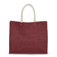 Hessian beach bag 42 x 36 x 15 cm