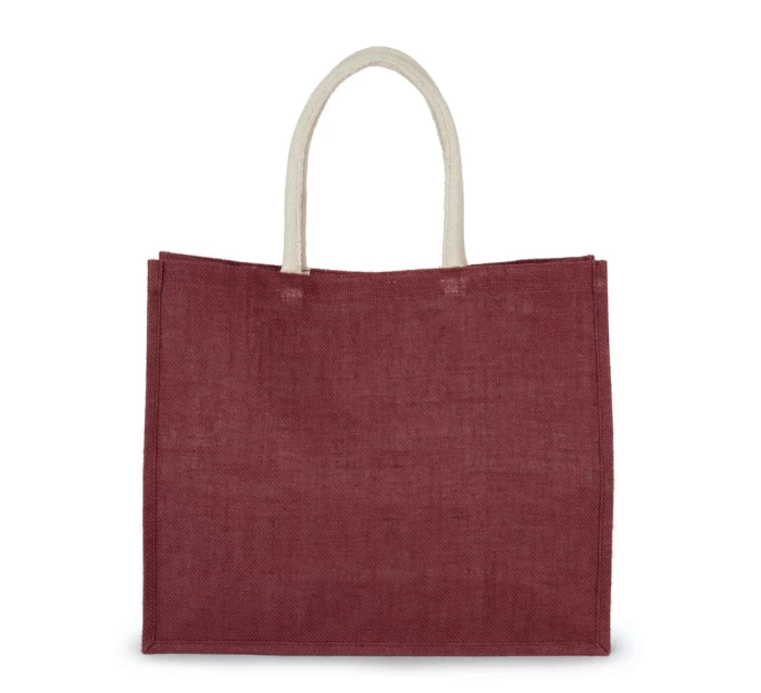 Sac plage toile jute 42 x 36 x 15 cm